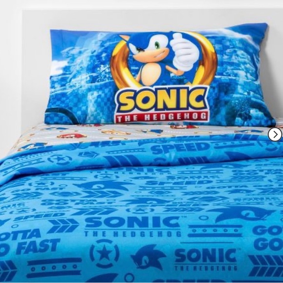 Bedding Sonic The Hedgehog Twin Size Sheets Poshmark